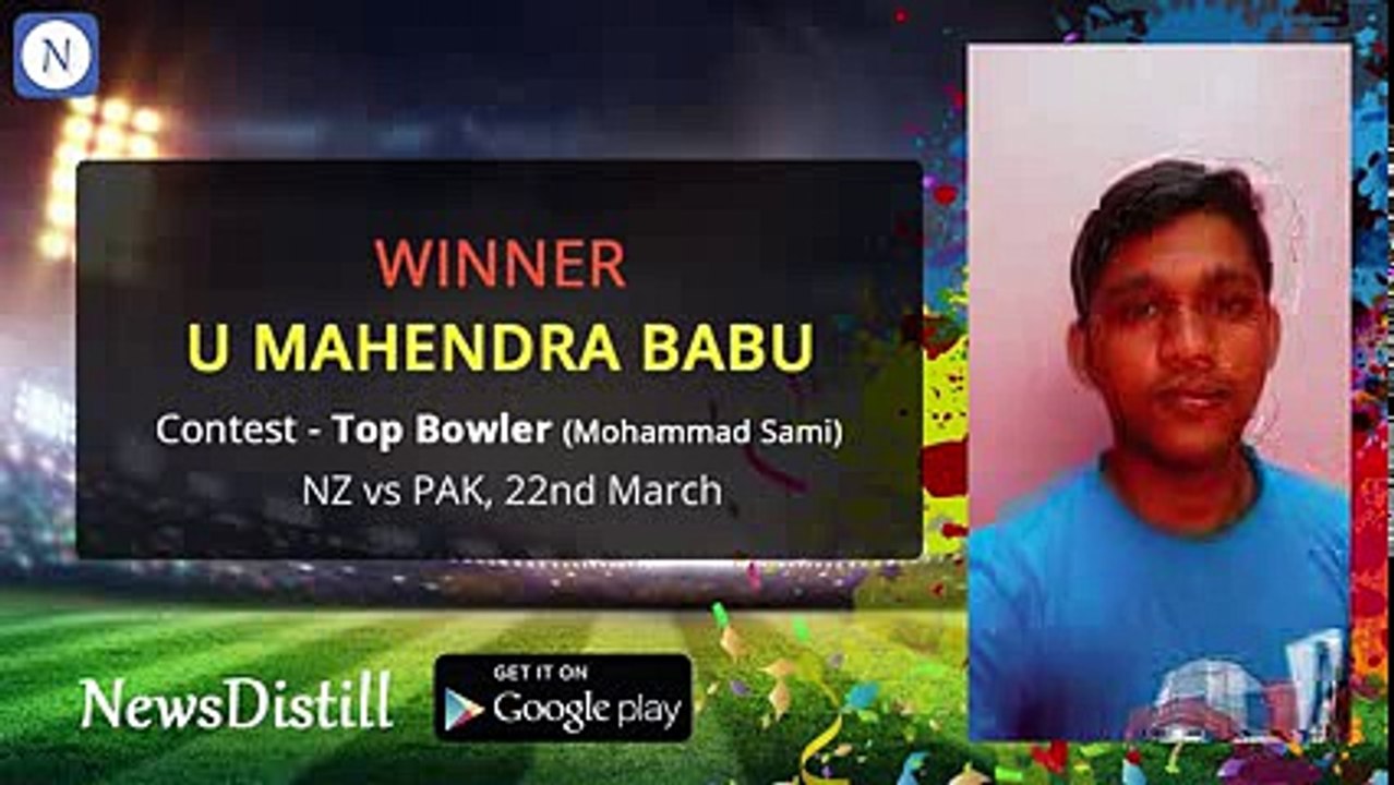 Video  U Mahendra Babu excited about his win