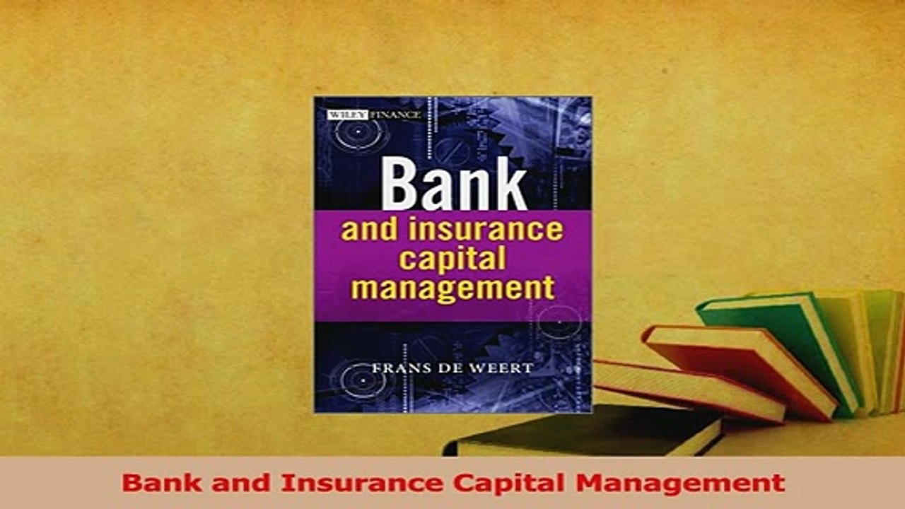 Download  Bank and Insurance Capital Management PDF Free