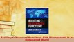 Read  Auditing Outsourced Functions Risk Management in an Outsourced World PDF Free
