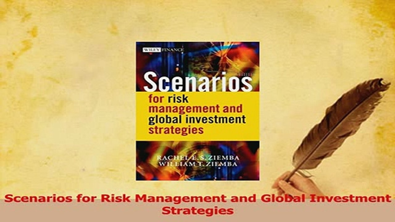 Read  Scenarios for Risk Management and Global Investment Strategies Ebook Free