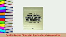 PDF  Public Sector Financial Control and Accounting  EBook