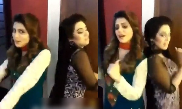 Dunya News female news anchors interesting dancing on DJ Bravo's Song 'Champion'