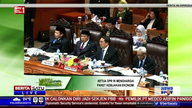 Ketua DPR RI Hargai Paket Kebijakan Ekonomi XI