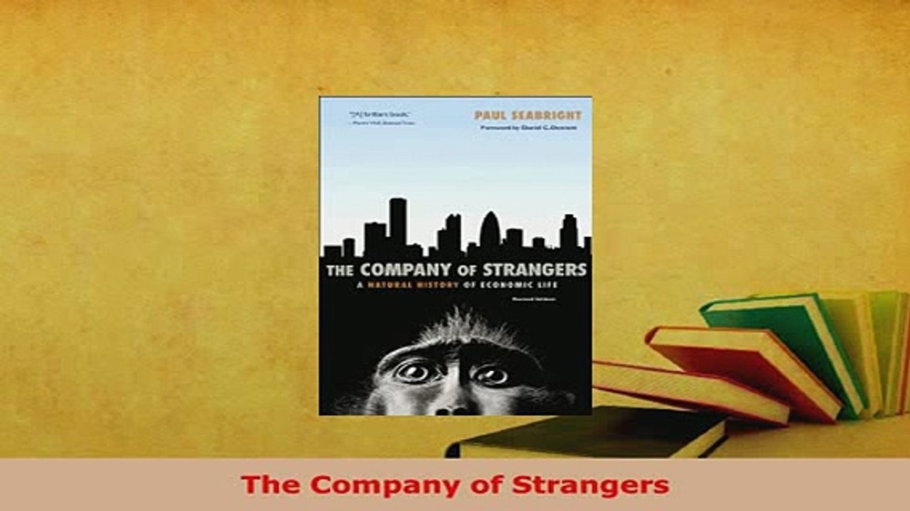PDF  The Company of Strangers PDF Book Free