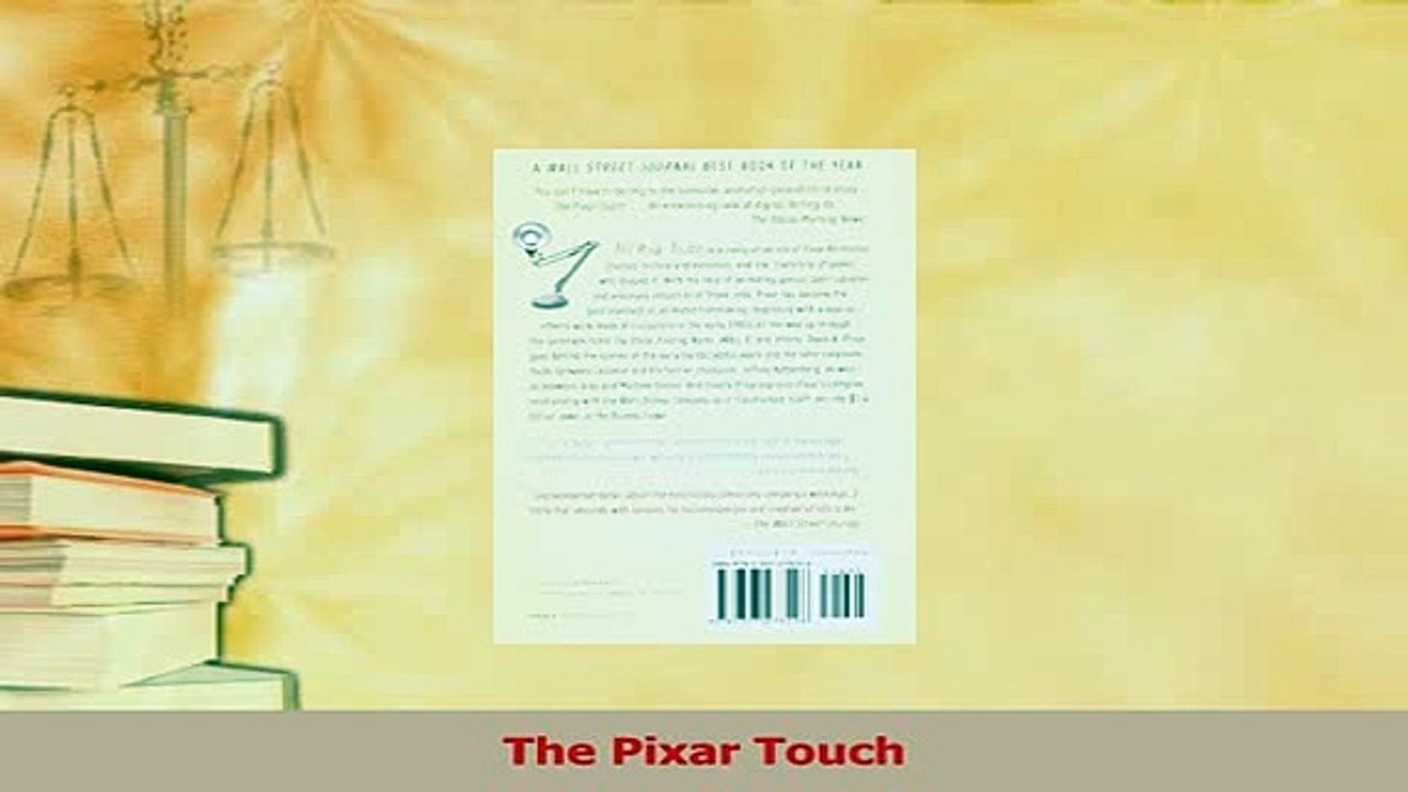 Read  The Pixar Touch Ebook Online