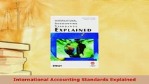 Download  International Accounting Standards Explained  Read Online