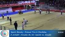 Finale tir rapide en double masculin, 1ère et 2ème places, France Tirs, Sport Boules, Dardilly 2016