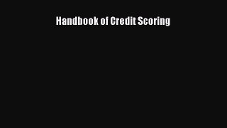 Read Handbook of Credit Scoring Ebook Free