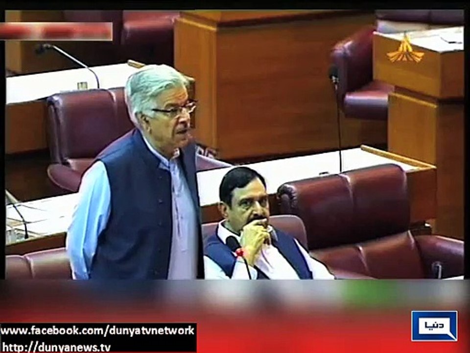 Pakistan will defend Saudi Arbia, Khawaja Asif inform to NA, Report by Shakir Solangi, Dunya News.