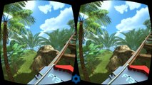 VR Roller Coaster Google Cardboard 3D SBS 1080p Gameplay Virtual Reality video