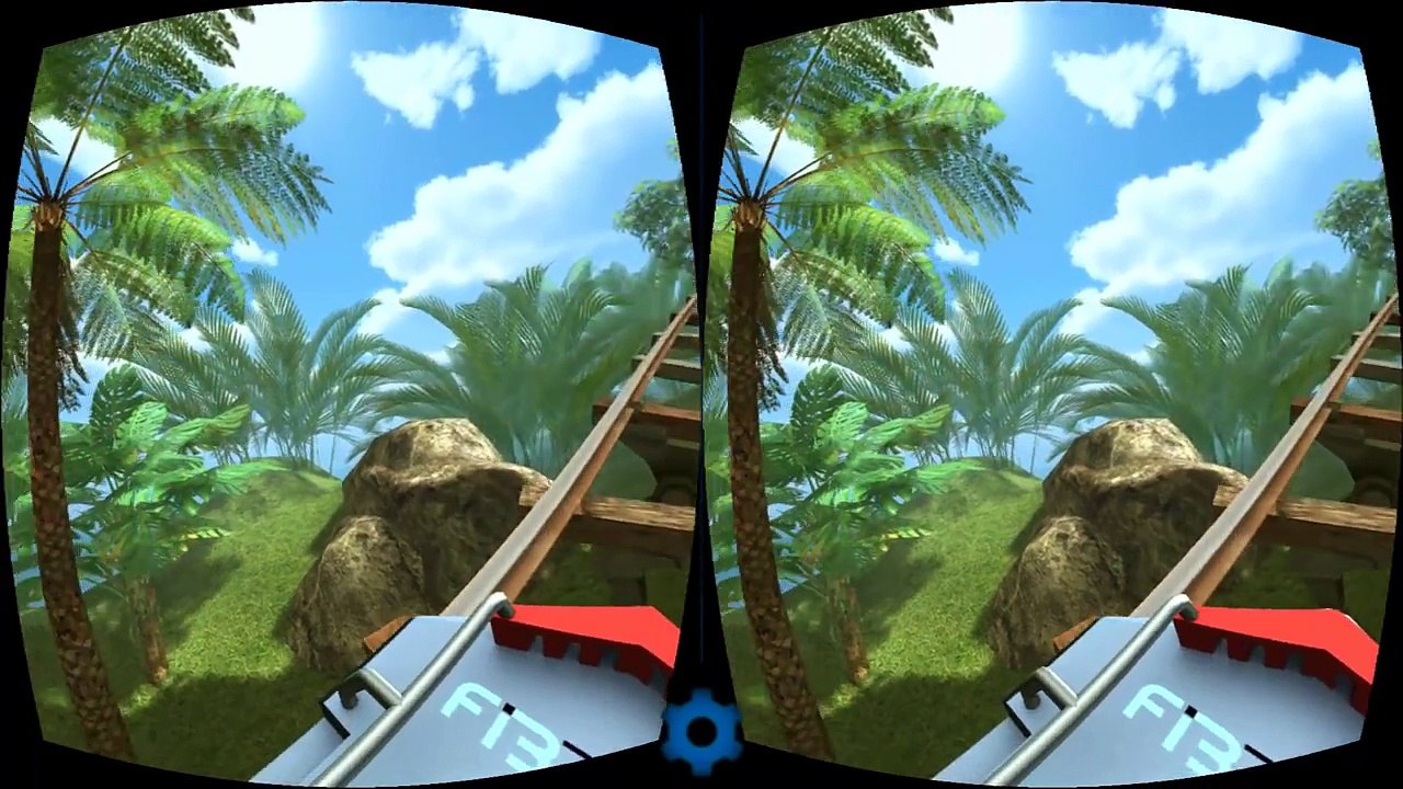 VR Roller Coaster Google Cardboard 3D SBS 1080p Gameplay Virtual Reality video