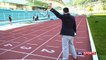 Drew Mitchell tente le record du monde du 100 M en sabots