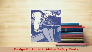 PDF  Design for Impact Airline Safety Cards Download Online