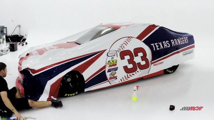 Play Ball! Wrapping the Texas Rangers No. 33 Chevrolet