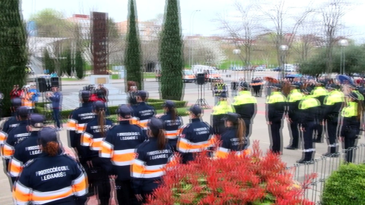 Leganés rinde homenaje a las víctimas del 11-M y al GEO fallecido en la ciudad