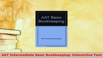 PDF  AAT Intermediate Basic Bookkeeping Interactive Text Free Books