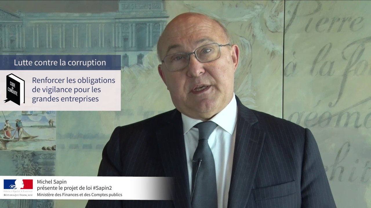 Archive - Michel Sapin présente le projet de loi "Sapin2"