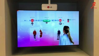 LG's double-sided flat screen TV