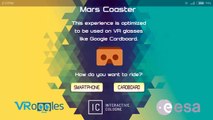 Mars Roller Coaster VR Google Cardboard 3D SBS 1080p Virtual Reality video