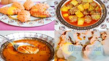 Menü 2 | Erişteli Tarhana Çorbası, Bulgurlu Sulu Köfte, Yoğurtlu Karnabahar Salatası, Kalbura Bastı