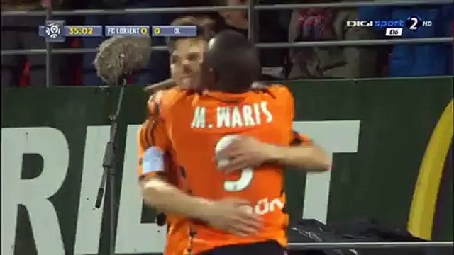 Majeed Waris Goal - 1-0 Lorient vs Lyon