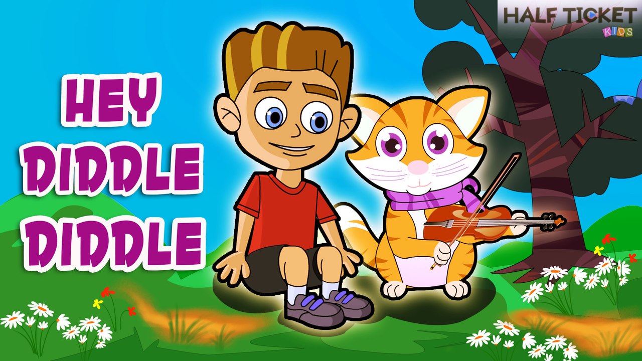 Hey Diddle Diddle | Nursery Rhymes Songs With Lyrics | Kids Songs