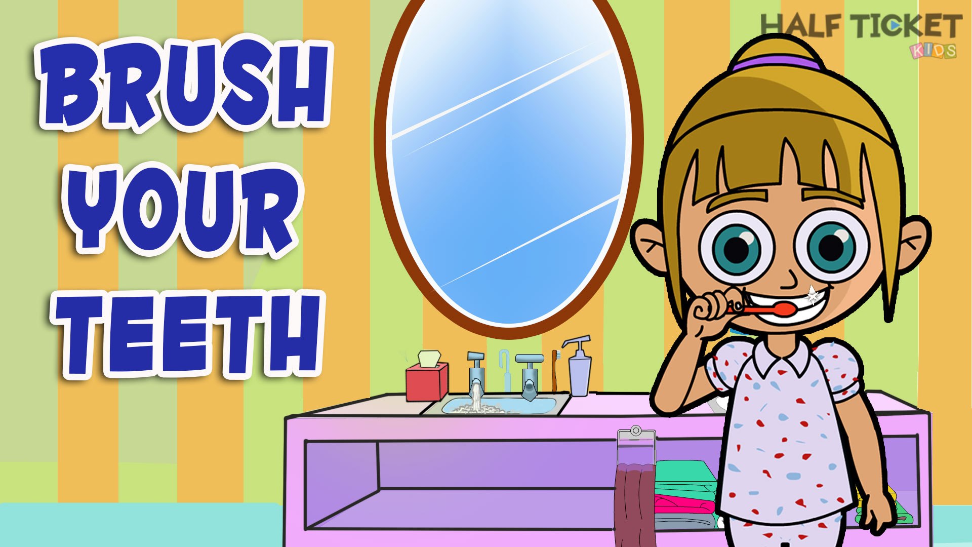 Brush Brush Brush Your Teeth | Nursery Rhymes Songs With Lyrics | Kids  Songs - video Dailymotion
