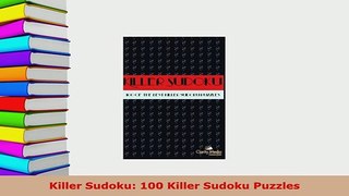 Download  Killer Sudoku 100 Killer Sudoku Puzzles Free Books
