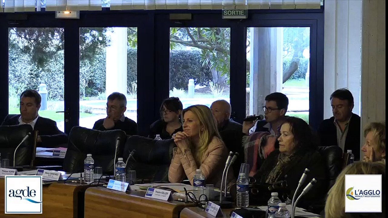 AGDE 2016 - CONSEIL D'AGGLO CAHM du 4 AVRIL 2016 -  1° Partie