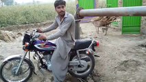 Amazing Trick For Tube Well With Honda Bike Latest Video | Amazing Trick | Funny Video