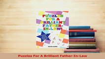 Download  Puzzles For A Brilliant FatherInLaw Read Online