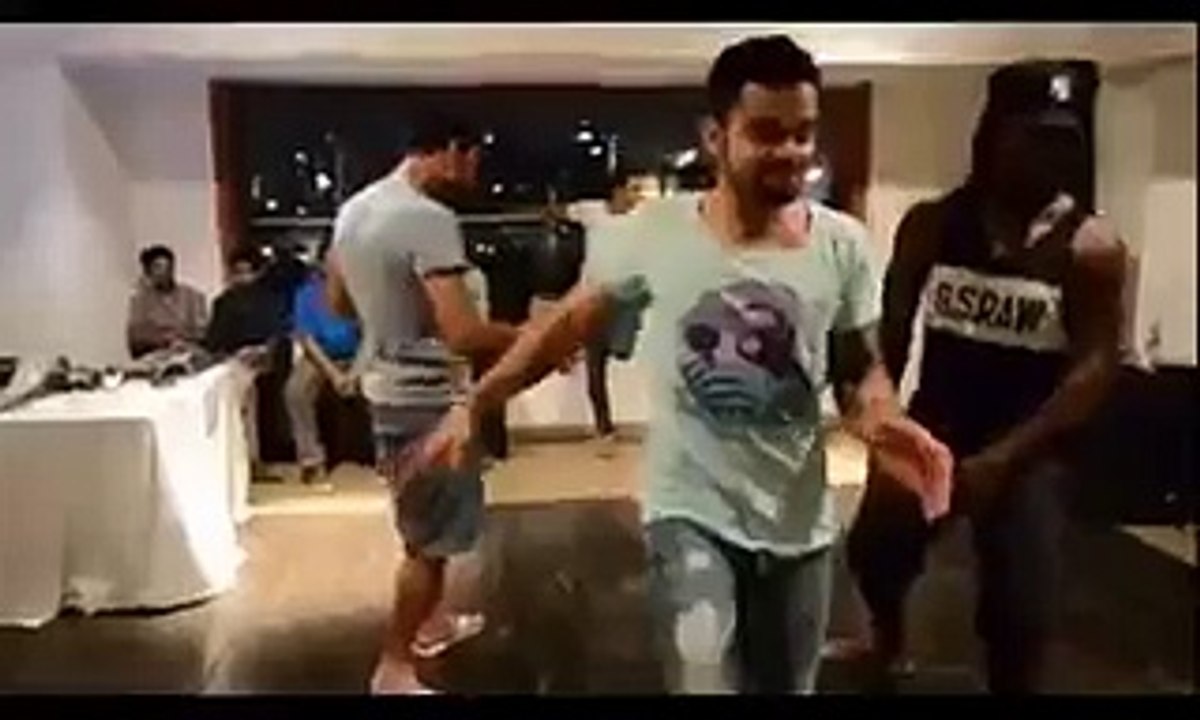 Another Video Chris Gayle dance with Virat Kohli after match WT20  Final West Indies vs England