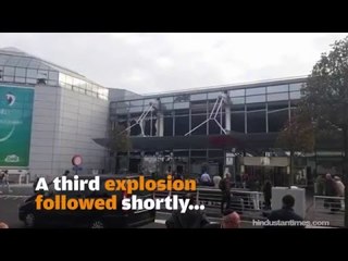 Three blasts rock the city of Brussels