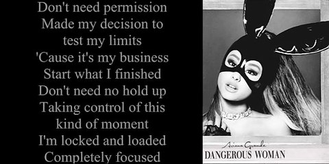 Ariana Grande - Dangerous Woman (Lyrics)