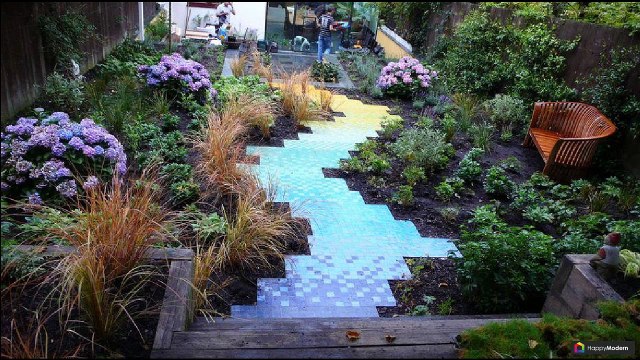 Садовые дорожки своими руками (45 фото): материал, форма, особенности