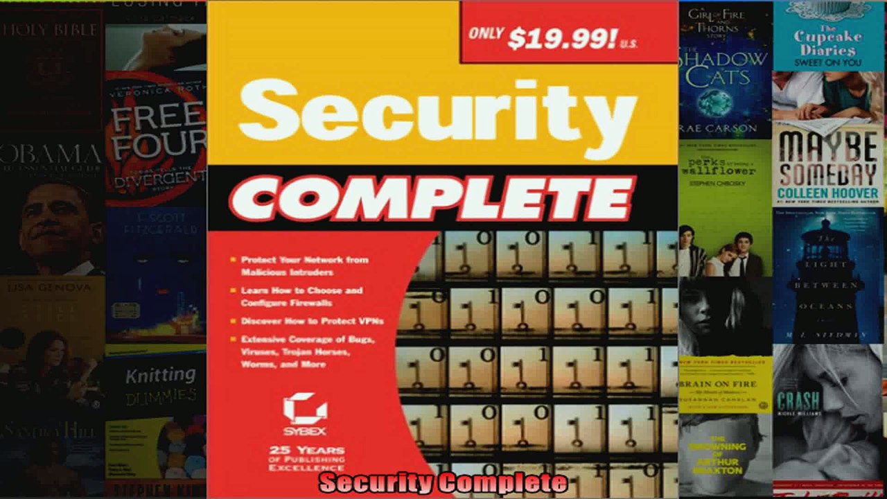 DOWNLOAD PDF  Security Complete FULL FREE