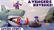 AVENGERS REVENGE! --- Oh No! Playmobil Pirates have taken Spiderman and The Avengers Surprise Capsules! Can Captain America, Hulk and Iron Man help get them back using the Sea Shark? Featuring a Pirate Ship, Falcon, Loki, Star-Lord, Vision and many more!