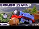 BOULDER PRANK --- Join Tom Moss, Thomas and Friends in this Funny Accident Rescue Prank story, Featuring Play Doh, Diggin Rigs and many more family fun toys! Second Half features Thomas in Minecraft Land, with Monsters Inc., Minions, Batman, Disney Cars