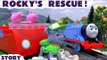 ROCKY'S RESCUE! --- Join Rocky from Paw Patrol and Peppa Pig as Thomas breaks down looking for Mashems, and needs a rescue from Rocky, Featuring Thomas and Friends, Peppa Pig, and many more family fun toys