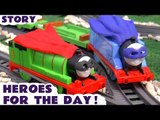HEROES FOR THE DAY --- Join Thomas and Percy dress up as Batman and Robin to help find Surprise Eggs