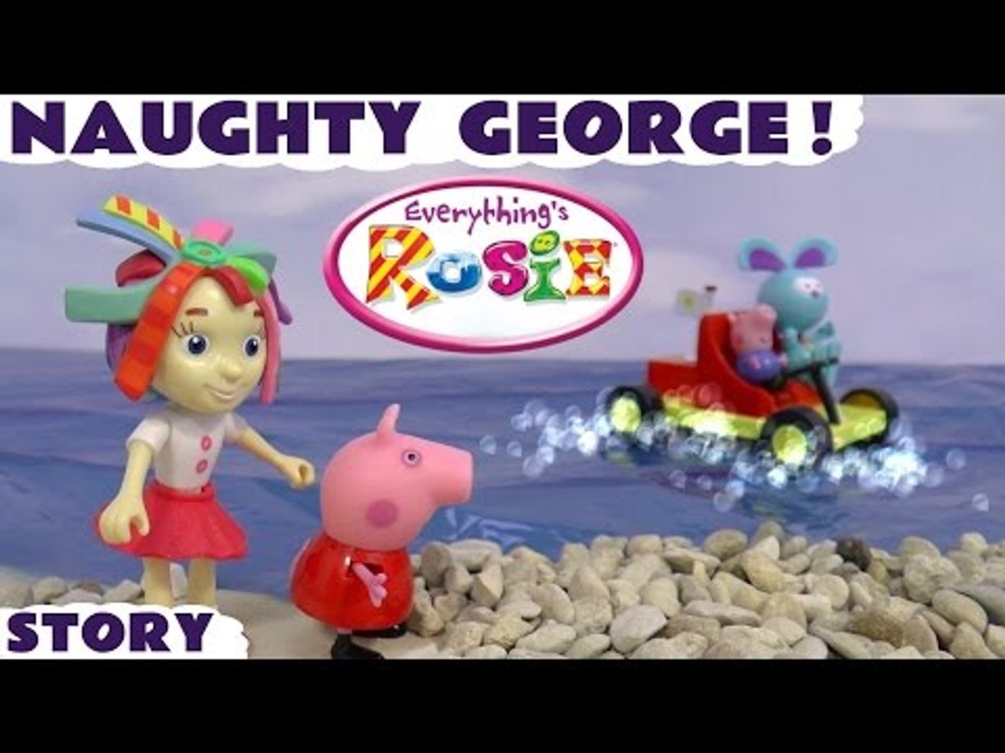 Peppa Pig Naughty George with Everything s Rosie Thomas and Friends Kids Toys Rescue Episode