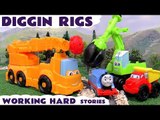 DIGGIN RIGS STORIES --- Join Chomper and others in this collection of Rescue, Accident and Crash stroies, also featuring Thomas and Friends, Play Doh, Paw Patrol, Minions and many more family fun toys