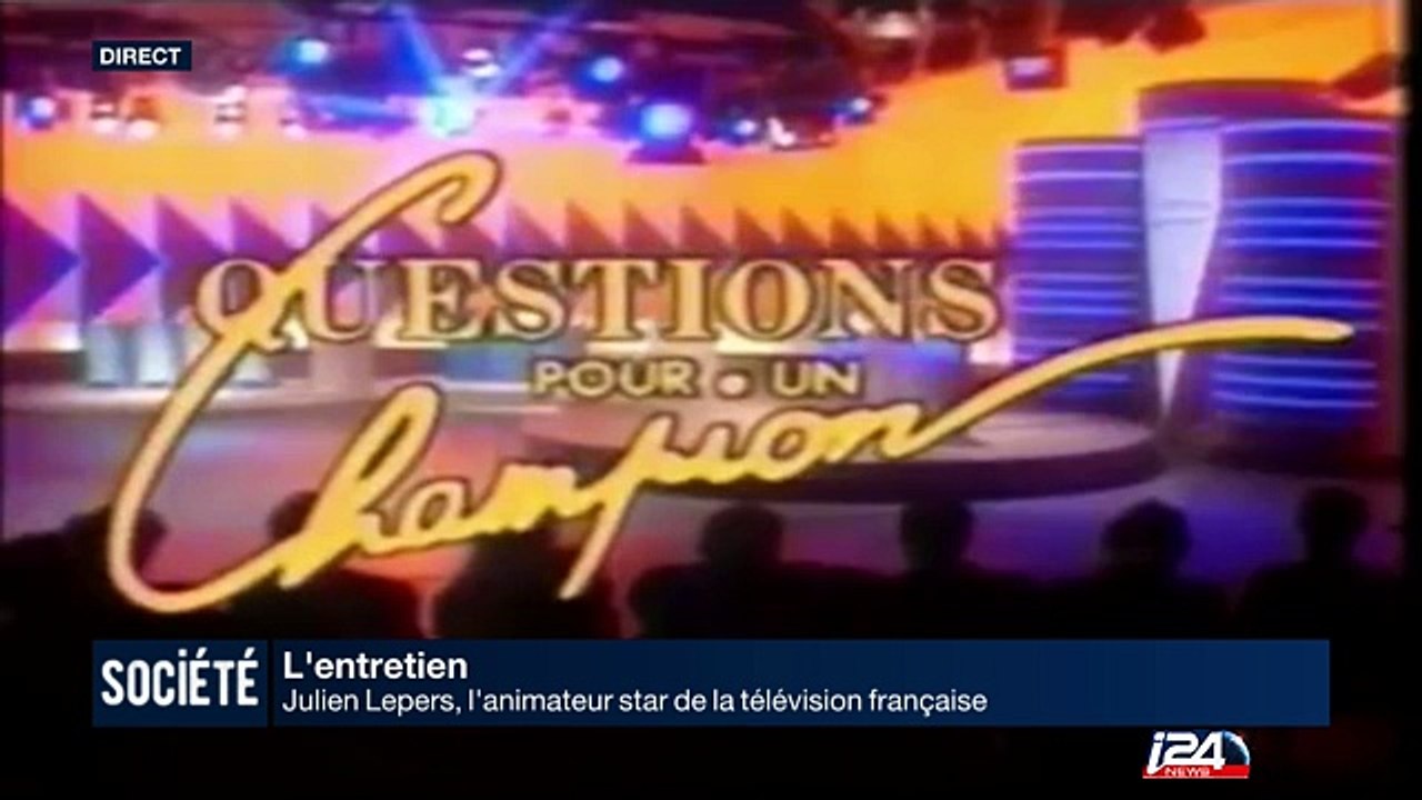 Entretien: Julien Lepers, l'animateur star de la télévision française