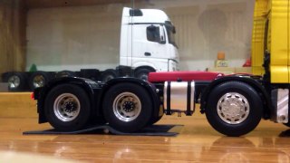 Bruder Yellow Scania suspension test