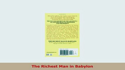 Download  The Richest Man in Babylon Download Online