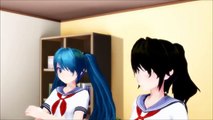 【MMD x Yandere Simulator】 Get Low 【Yandere, Saki & Osana】