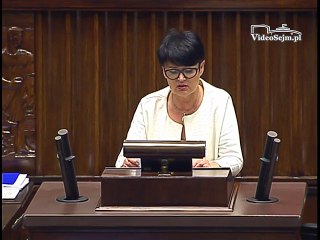 Poseł Lidia Burzyńska - Wystąpienie z dnia 01 kwietnia 2016 roku.