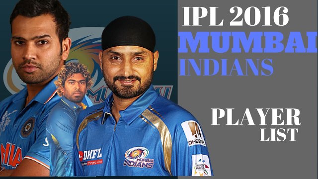 IPL 2016 Mumbai Indians Player List, Mumbai Full Player List Rohit Sharma In Mumbai Indians
