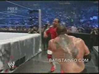 Batista Vs MVP (batista helps ric flair)