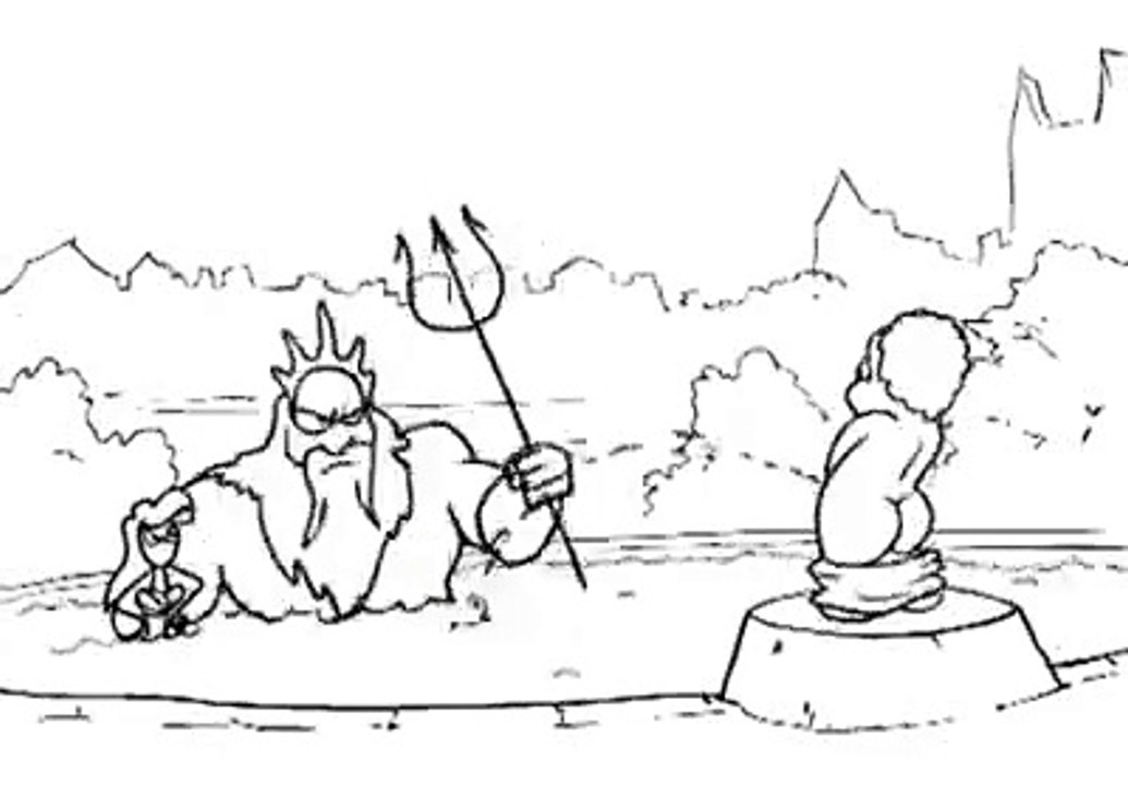 Short Movie About Statues of The Trevi Fountain in Rome